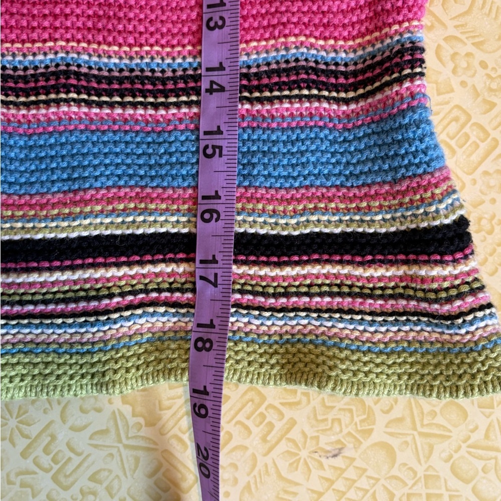 Vintage Liz Claiborne Multicolor Striped Cardigan - Picture 7 of 8